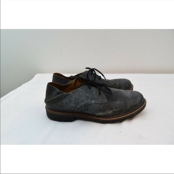 Olukai Walino Men’s Grey Suede Leather Oxfords - Picture 4 of 7